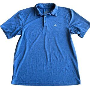 Arctic Cool Men's Blue Polo Short Sleeve Collared Shirt - Size Medium